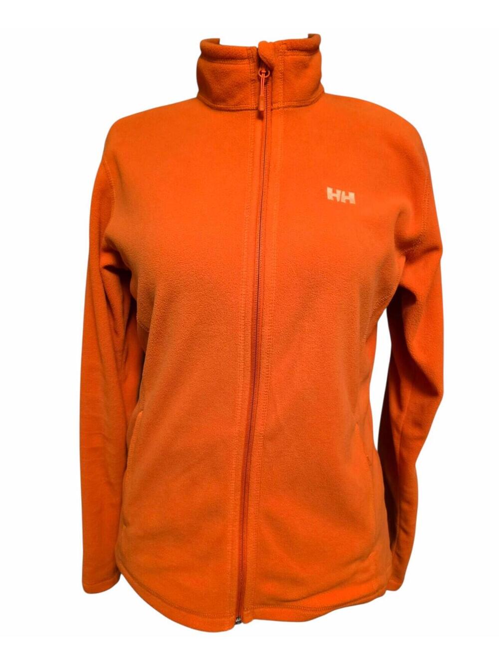 Women's Bright Orange "Helly Hansen" Daybreaker Full Zip Polartec Fleece XL